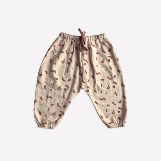 Biscotti ’Irregular Shapes’ Flannel Trousers