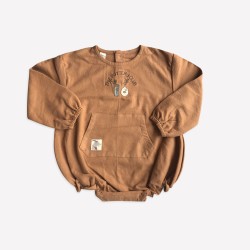 Biscuit 'The Potery Club' Flannel Bubble Onesie