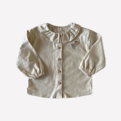 Auntie Me Organic Perfectly Pale ‘Rhino’ Flannel Shirt