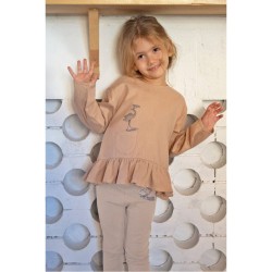 Auntie Me Organic Biscotti ‘Cloud With Scarf’ Legging