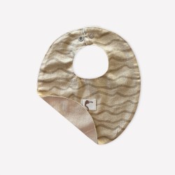 Auntie Me Organic Double Sided Marzipan ’Waves’ Bibs